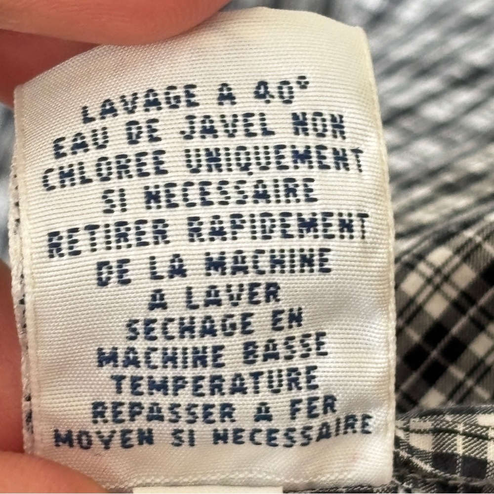 Ralph Lauren Men's Custom Painted Upcycled Button Down Checkered Large Shirt - Picture 7 of 12